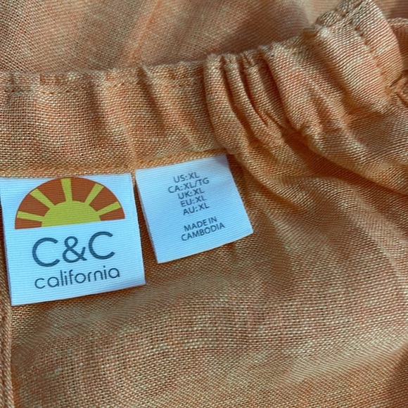 Linen Blend Swim Cover Dress - Picture 7 of 9